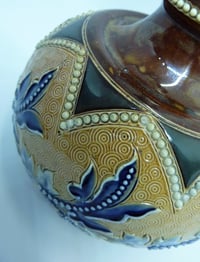 Image 3 of Doulton Lambeth for Art Union of London Bottle Vase