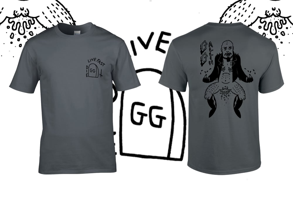 Image of GG ALLIN SHIRT (front and back print)