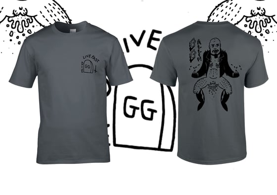 Image of GG ALLIN SHIRT (front and back print)