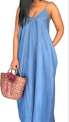 Loose Long Denim Dress