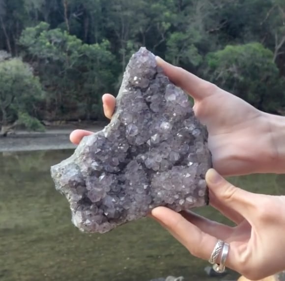 Image of Large Amethyst Plate