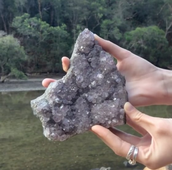 Image of Large Amethyst Plate