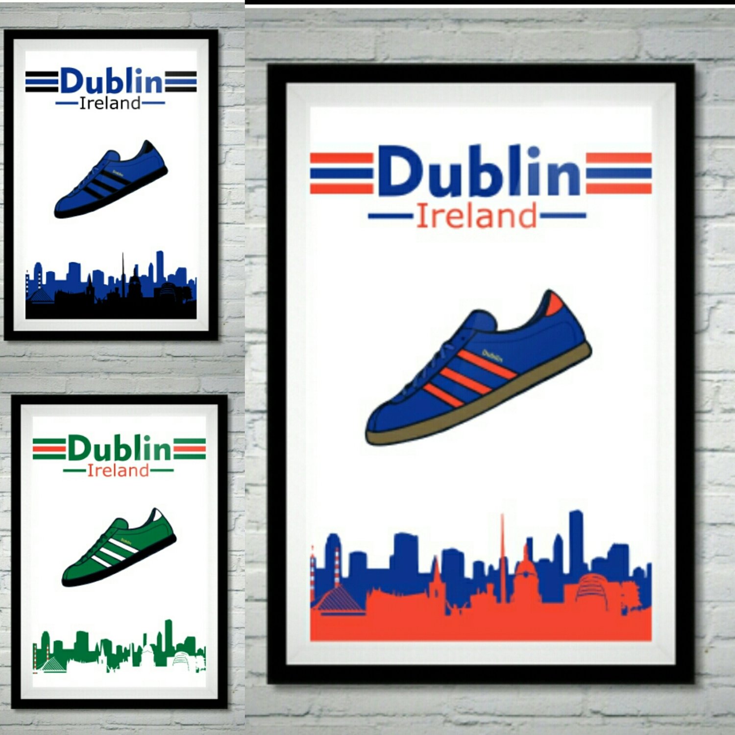 Image of Dublin Prints trio