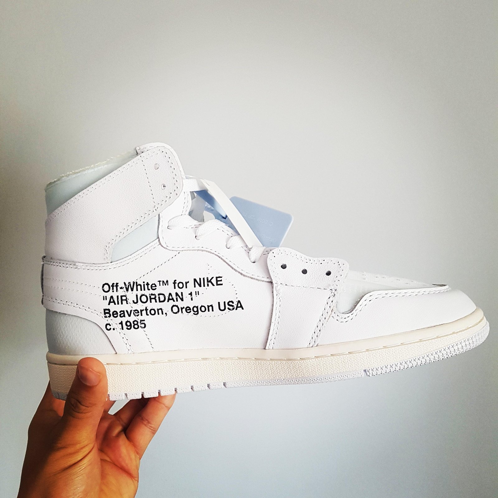 Off white tm for nike air jordan 1 best sale