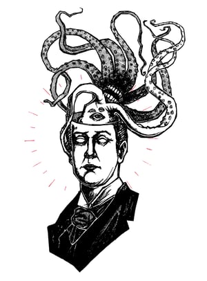 Image of "Lovecraft!" 13"x19" Print