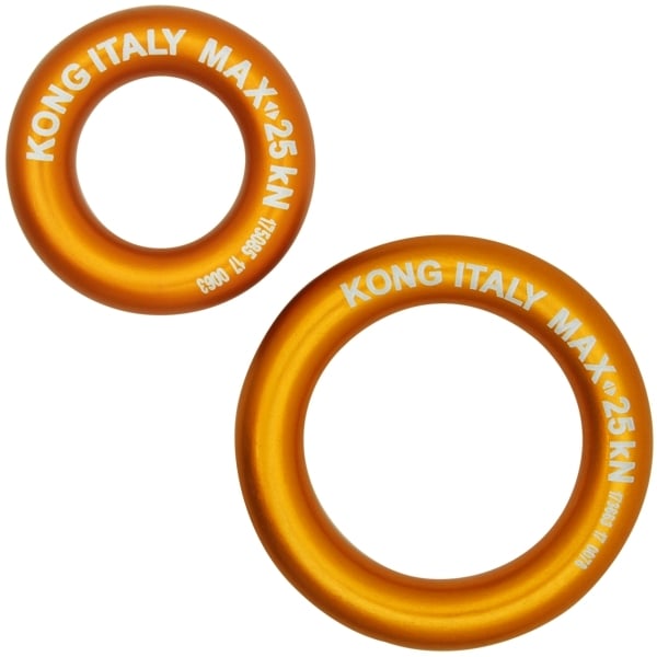 Hybrid slacklines — Aluminium rings