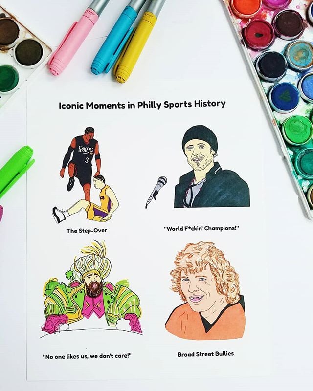 Image of Philly Sports Legends Print