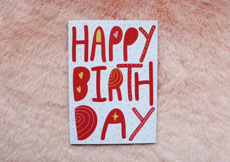 Image of Happy Birthday Greeting Card