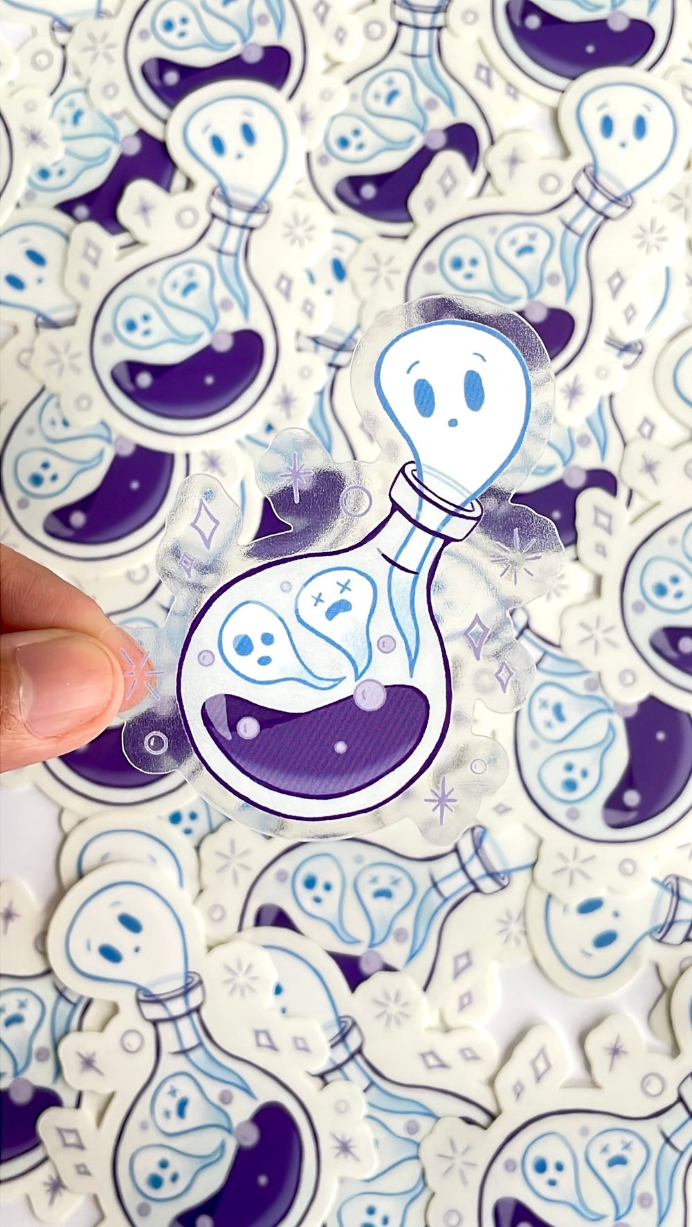 Image of Ghost Potion Clear Sticker