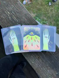 Image 2 of Original All Seeing art card set of 3