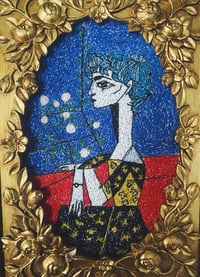 Image 2 of Jacqueline - stitched Picasso artwork