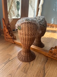Image 3 of 1950s Flower Birdcage Veil