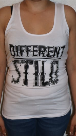 Image of Different Stilo “White & Black” Women Tank Top