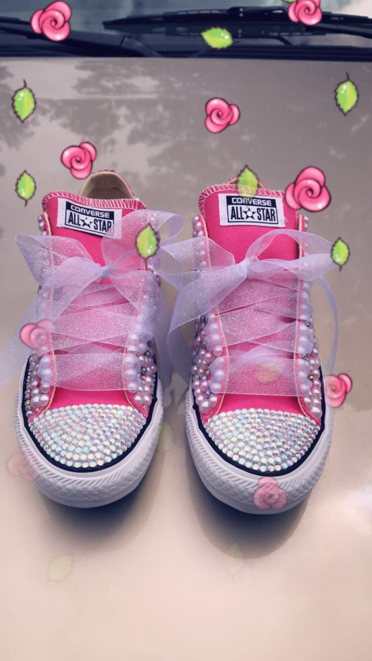 blinged out converse