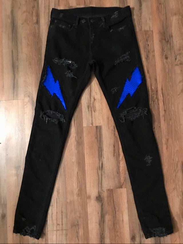 Image of Razani Signature “ Blue Lightning” Denim