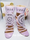 Lavender Gemstone heels
