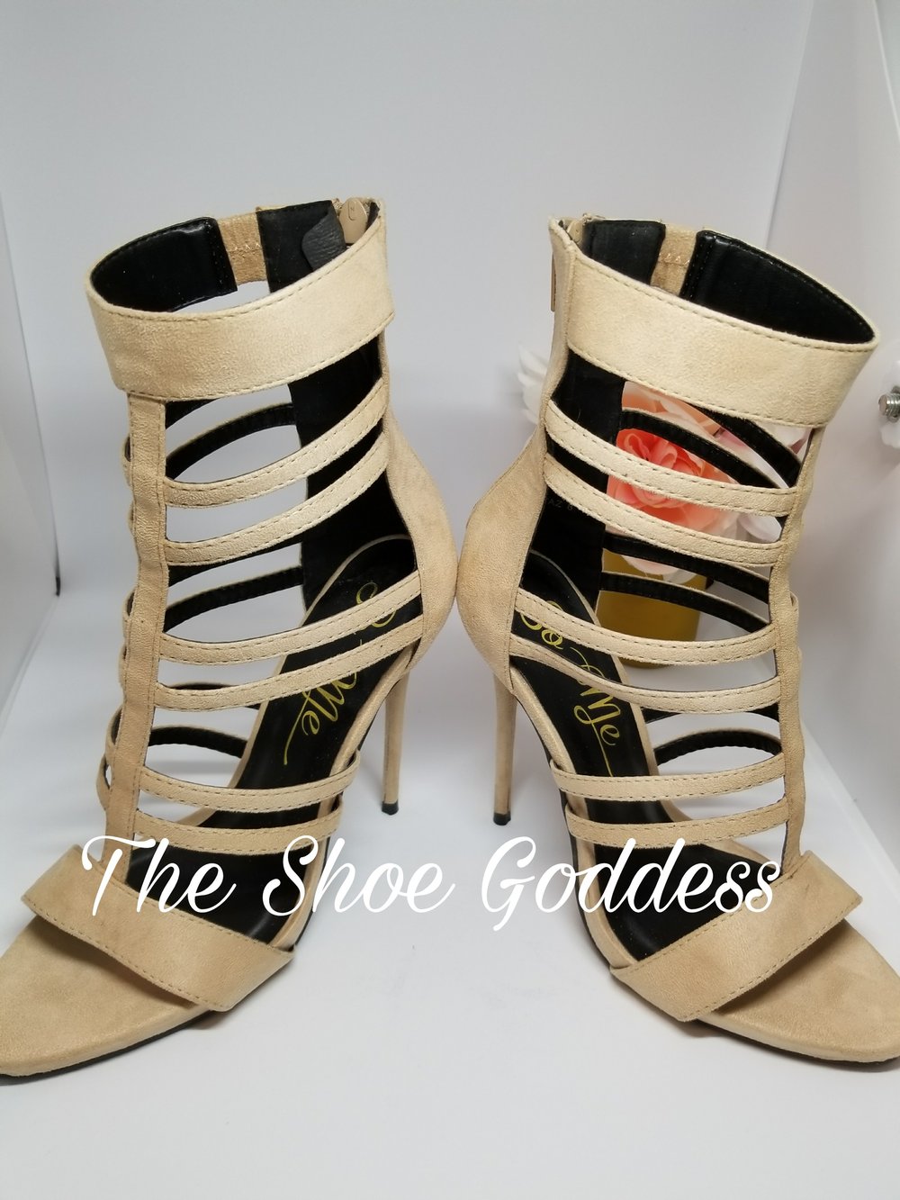 "Sandy" Nude Stiletto heels