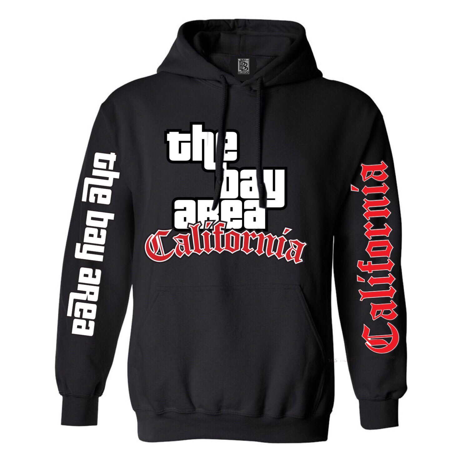 The Bay Area GTA Hoodie Black Bay Blood Clothing