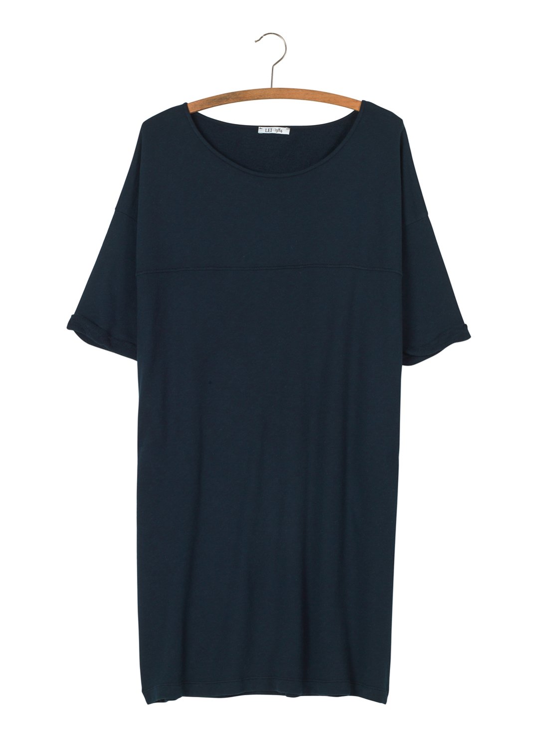 Image of Robe molleton flamé MELISSE Noir lavé 89€ -50%