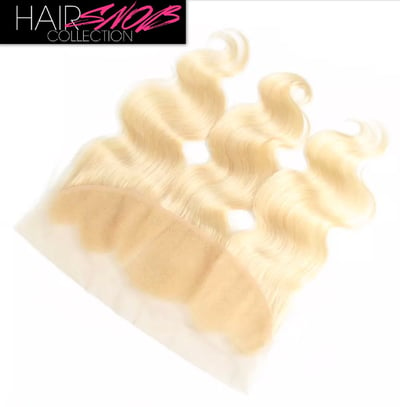 Image of Platinum Blonde #613 Transparent Lace Frontal Body Wave