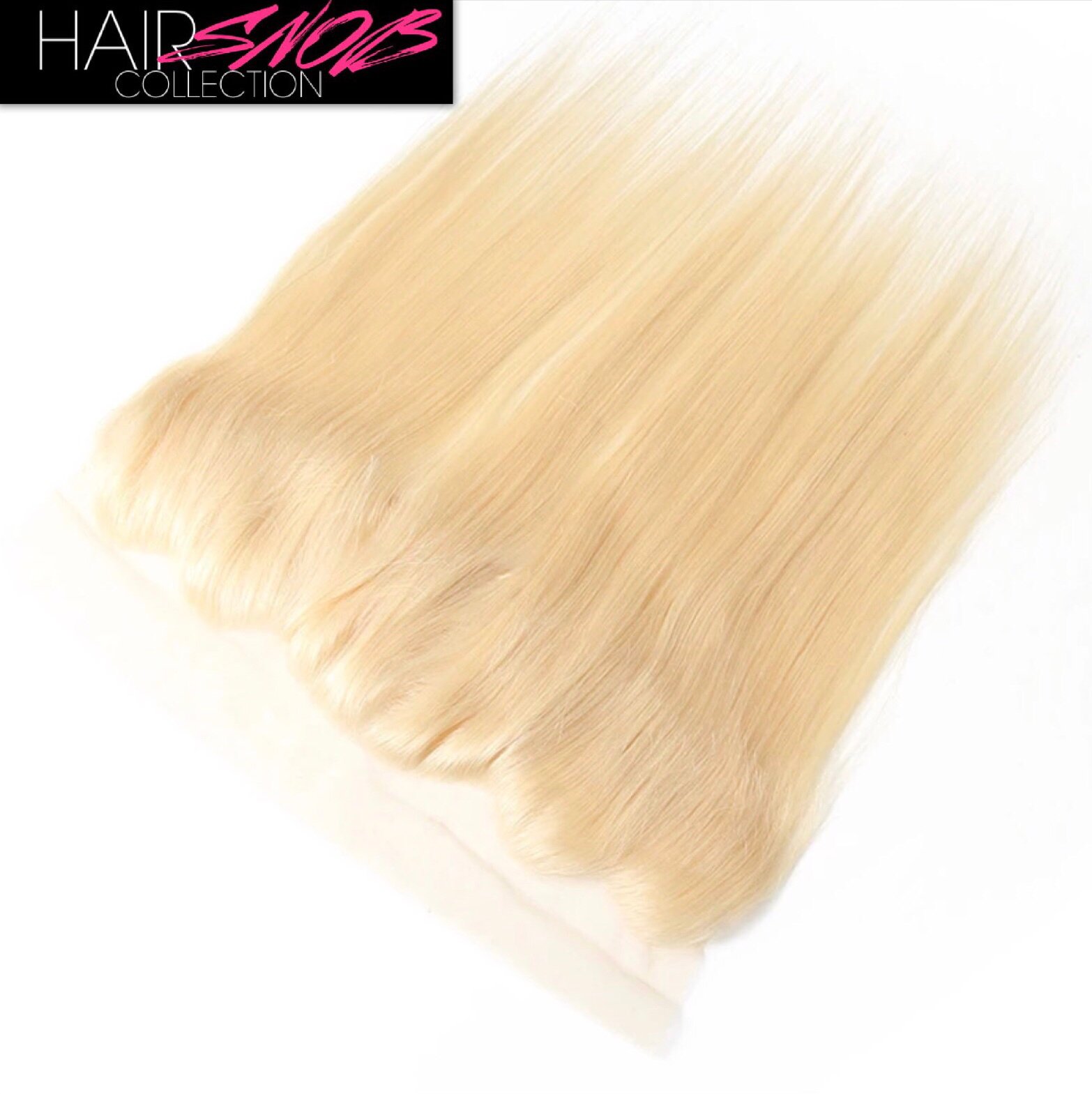 Platinum Blonde 613 Swiss Lace Frontal Straight Hair Snob
