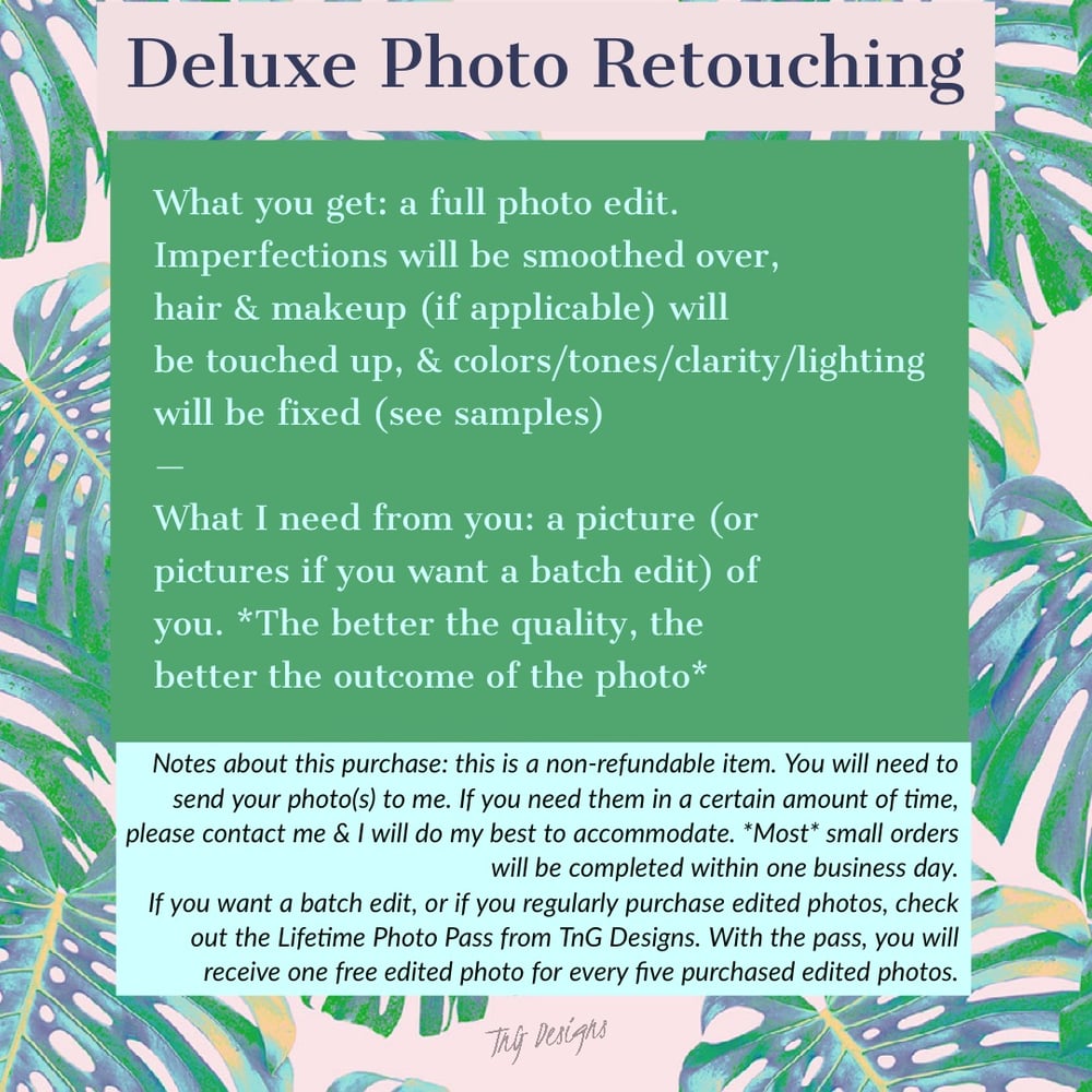 Image of Deluxe Photo Retouching