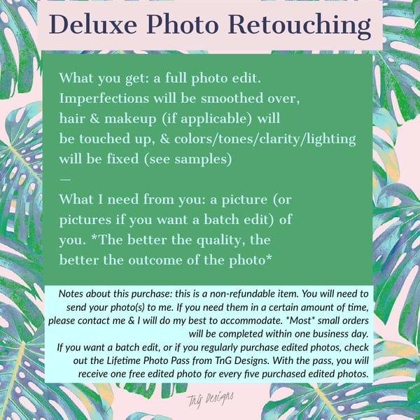 Image of Deluxe Photo Retouching