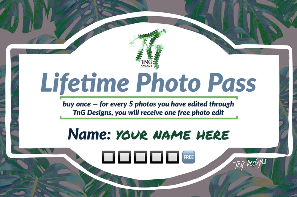 Image of Lifetime Photo Pass