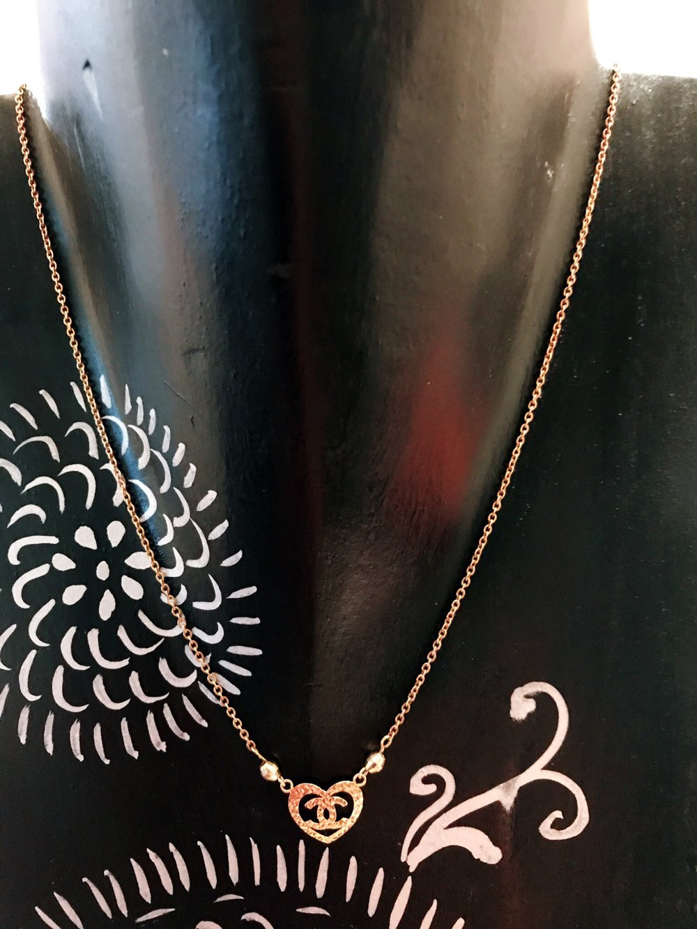 Image of 18K solid yellow gold necklace 16”