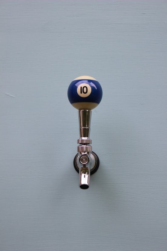 Image of Pool ball tap handle