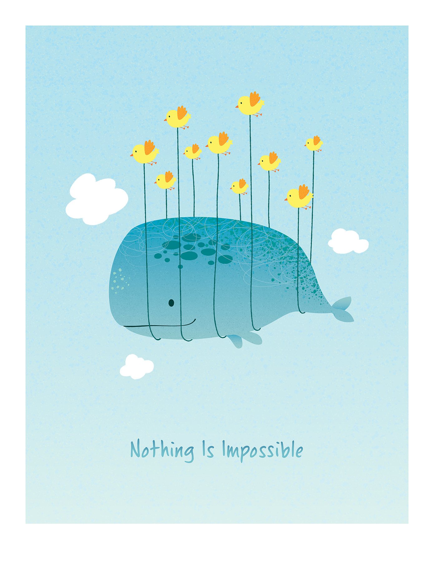Image of Nothing Is Impossible - Blue