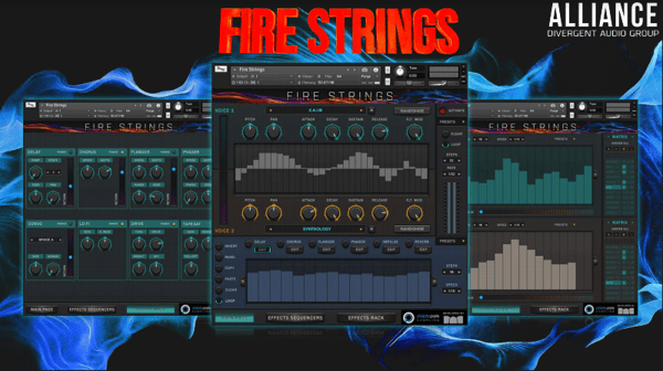 Image of FIre Strings "Hybrid String Instrument" for Kontakt