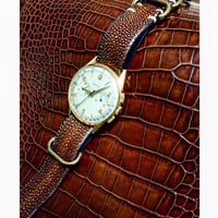 Image 2 of Brown hand patina stingray NATO strap