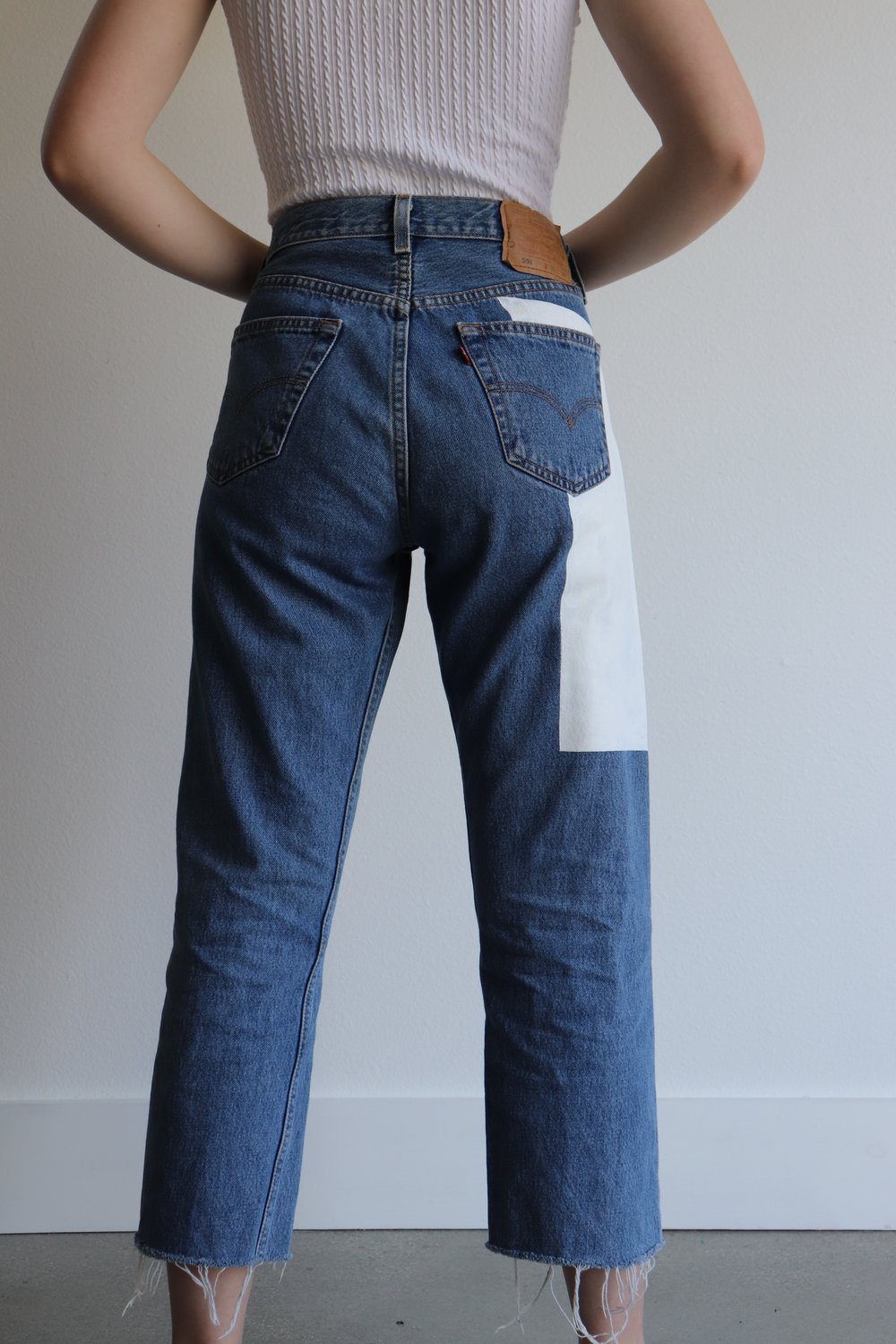 Image of Hand Painted Levi's 501 Jeans