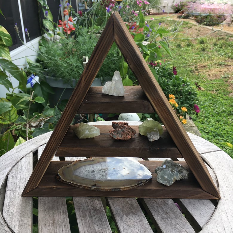Image of Burnt Wood Trinity Shelf