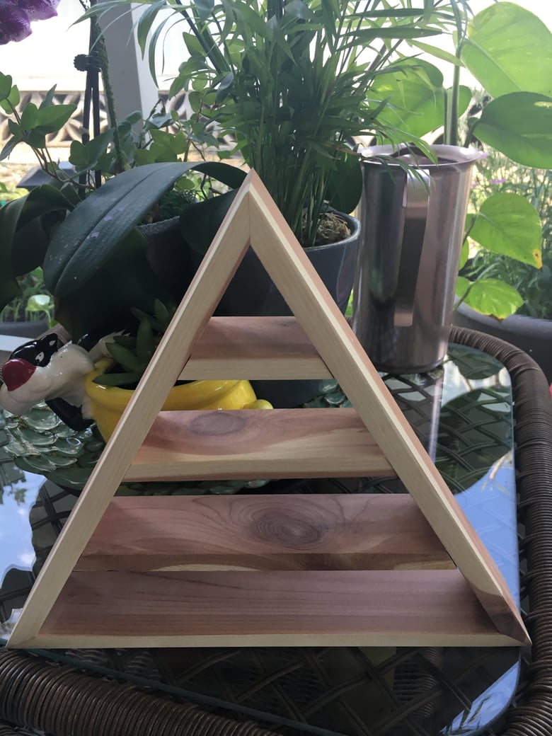 Image of Aromatic Cedar Triangle Shelf