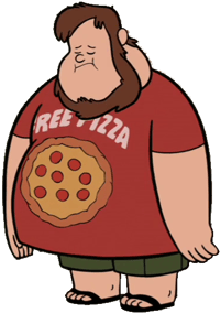 Image 2 of Gravity Falls Free Pizza Tee