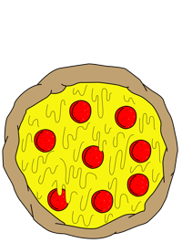 Image 3 of Gravity Falls Free Pizza Tee