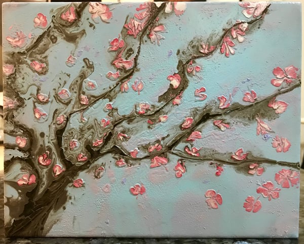 Image of Sakura 20cmx25.5cm (8"x10") Original Artwork