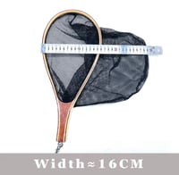Image 2 of Handcrafted Wooden Fly Fishing Net 