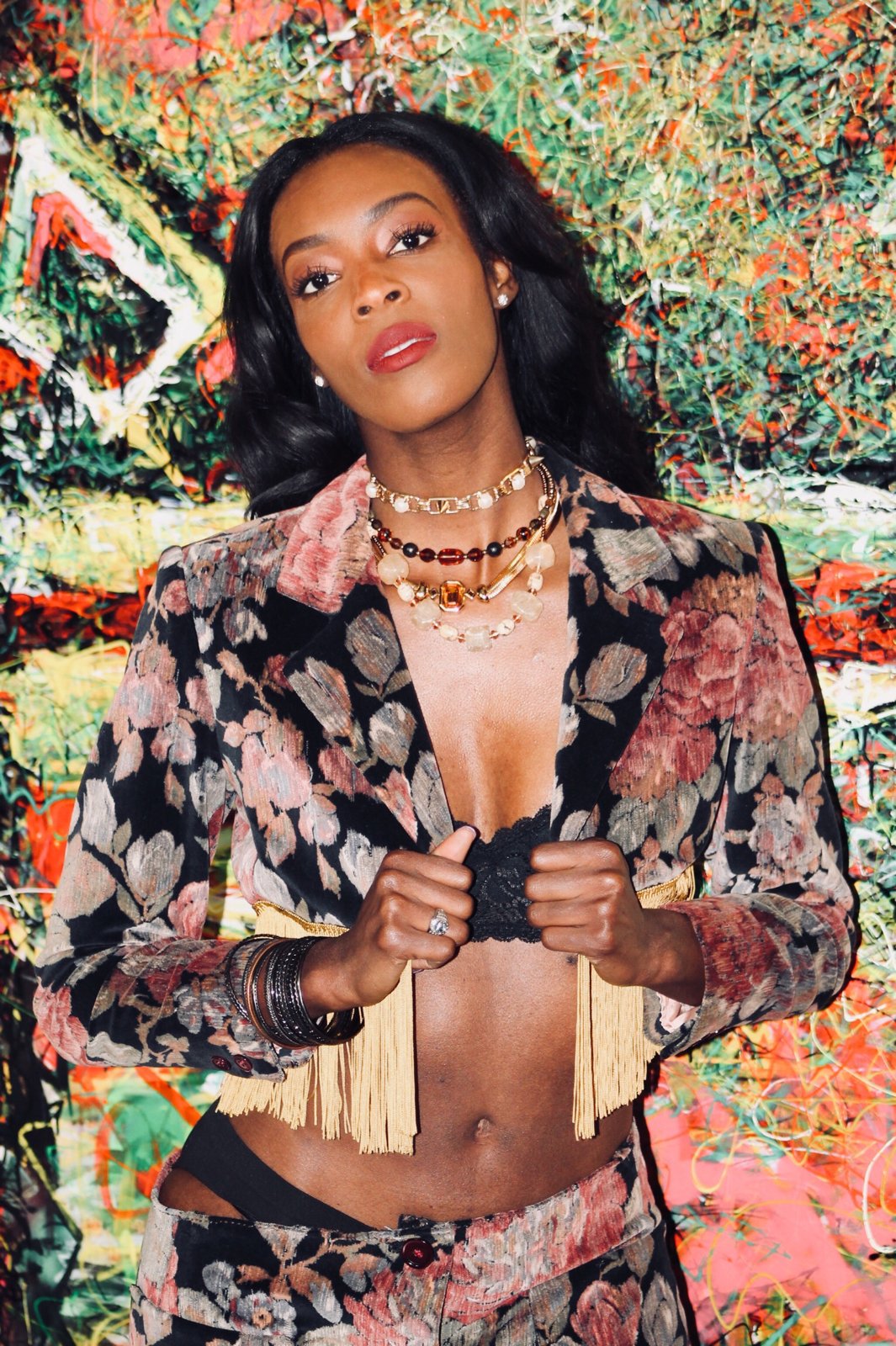 Image of Vintage floral 2 piece set