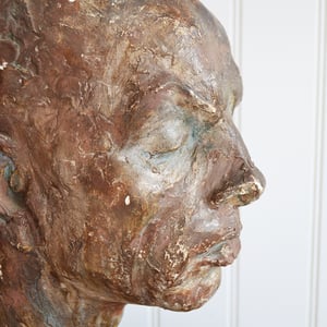 Image of Early 20thC, French, Plaster Head of a Man