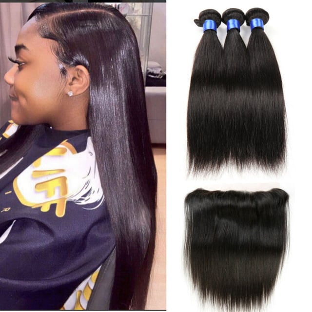 Image of Allured Mink Straight Frontal Set