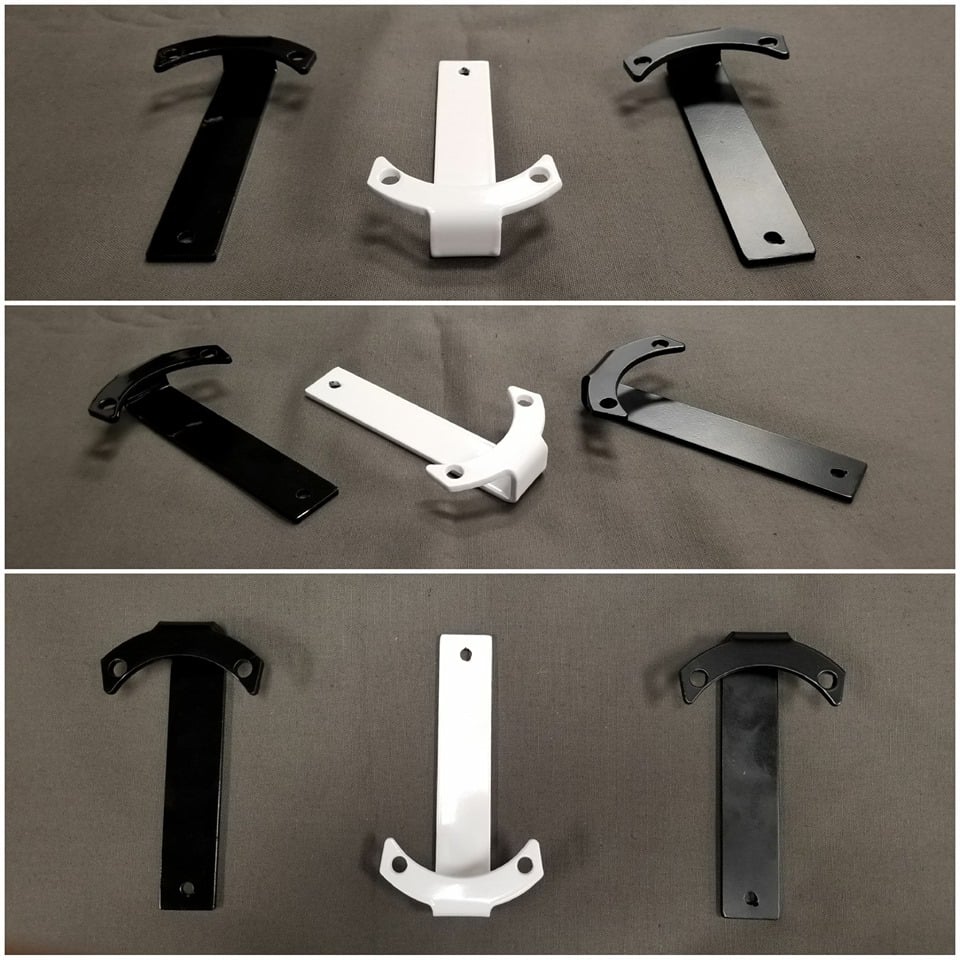 Image of CI Cylinder Cup Holder Bracket