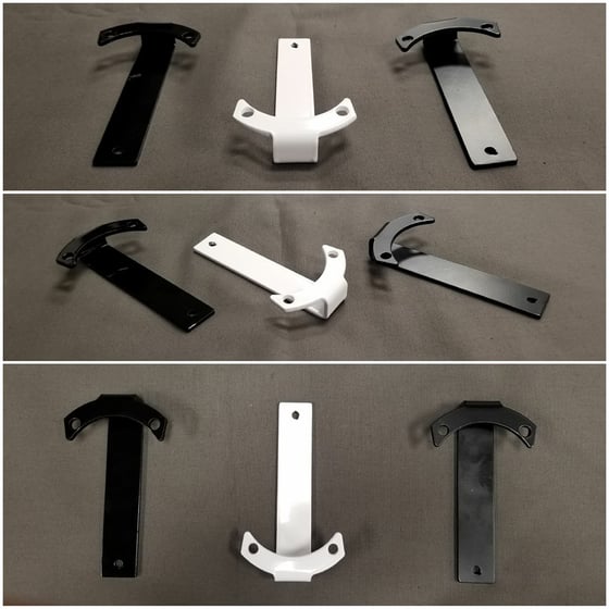 Image of CI Cylinder Cup Holder Bracket
