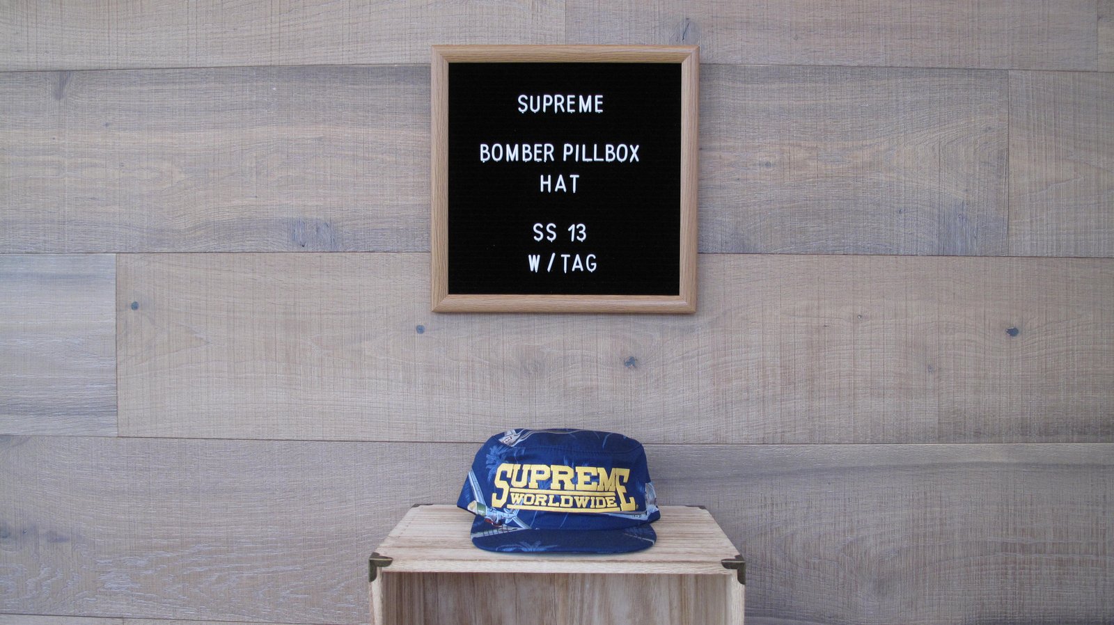 supreme bomber hat