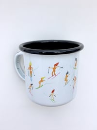 Image 4 of Cheeky Alpini Enamel Mug 