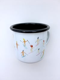 Image 5 of Cheeky Alpini Enamel Mug 