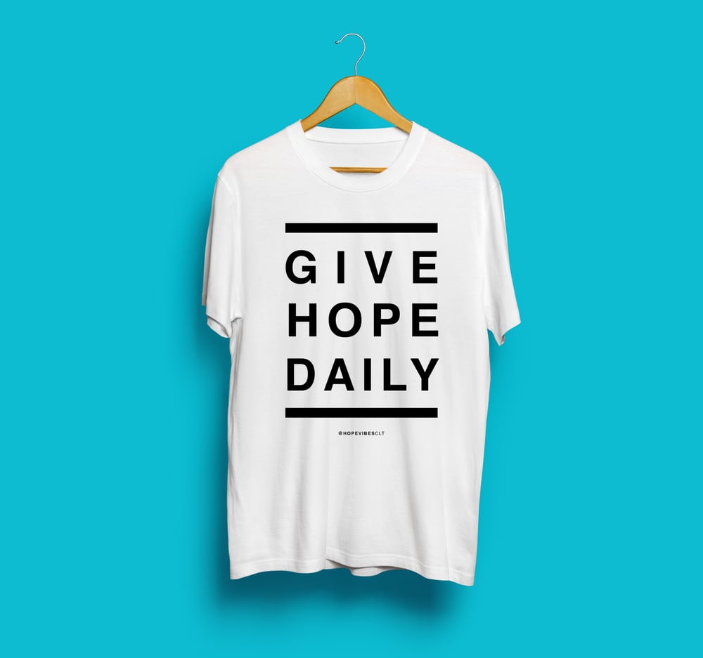 Give Hope Daily - White & Black 
