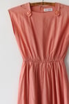 Image of SOLD Dusty Orange Shoulder Detail Dress